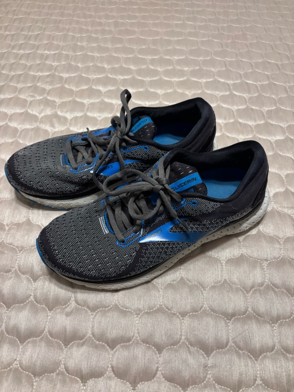 Brooks Glycerin 18 Running Shoes Women’s 8 Black Blue